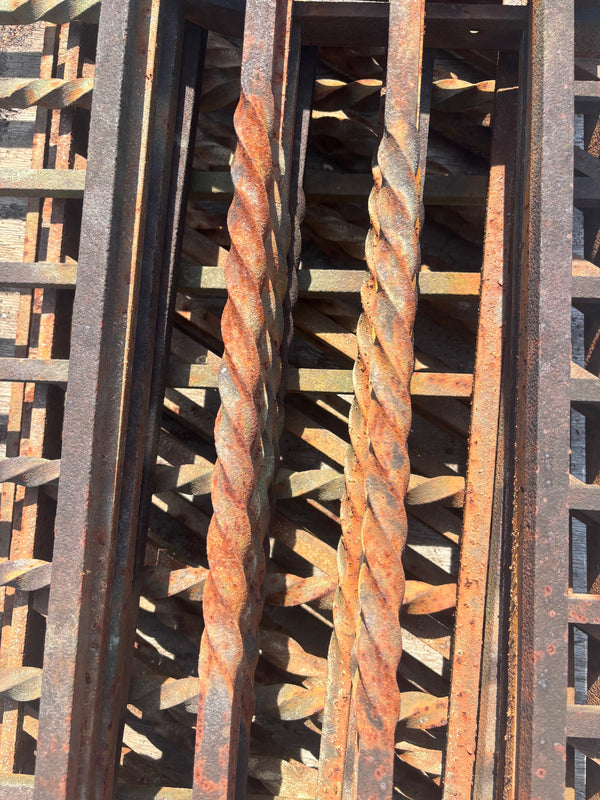 46.5 Feet of Wrought Iron Railings GA21233