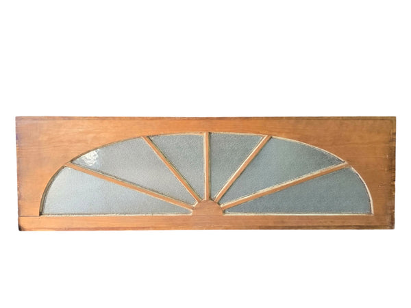 Textured Glass Sunburst Transom Window GAM0478