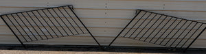 Pair of Solid Steel Porch Stair Railings GA21137