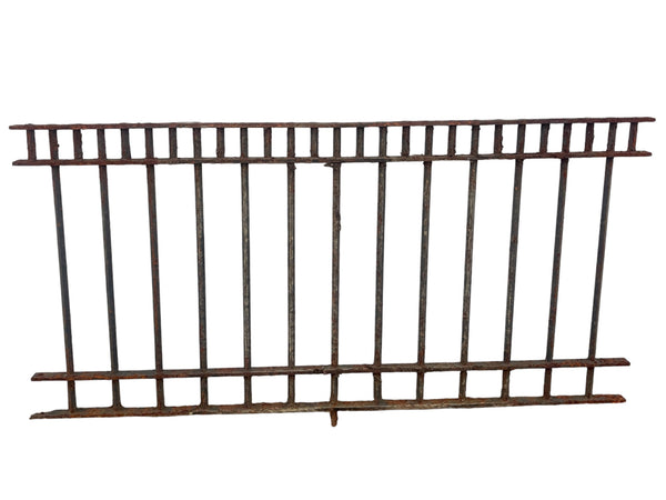 126ft Brutalist Modern Style Wrought Iron Fencing GA21067