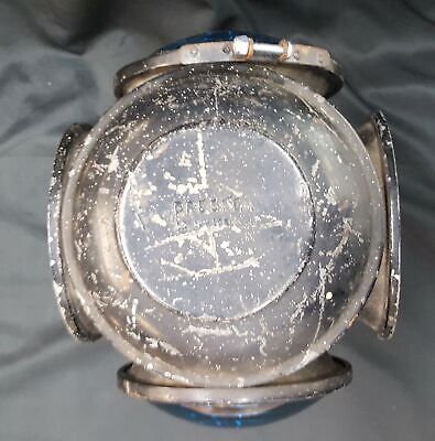 Vintage Dressel Railroad Signal Switch Lantern w/ Blue Lenses GS00751