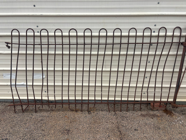 14 Feet of Cast Iron Hairpin Fence Panels GA21392