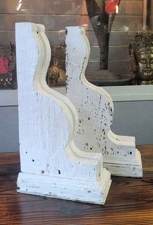 Pair of 3 Layered Wooden Corbels 16