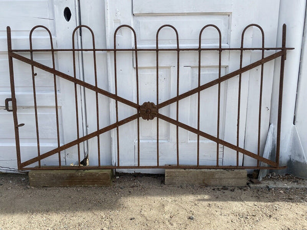 Antique Iron Gate GS00221 - 58 1/2" wide x 62 1/2" tall