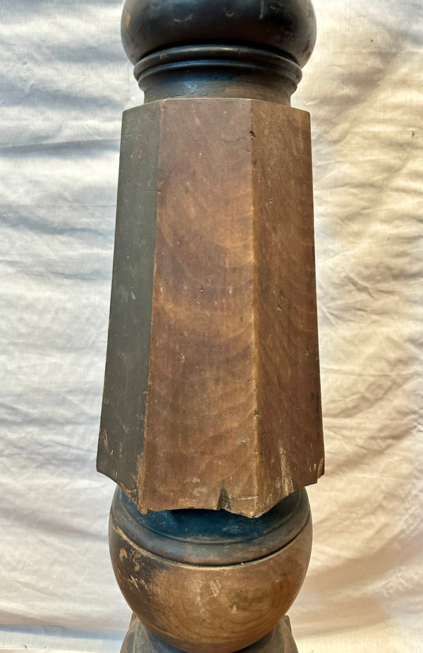 Octagonal Walnut Newel Post GA20419