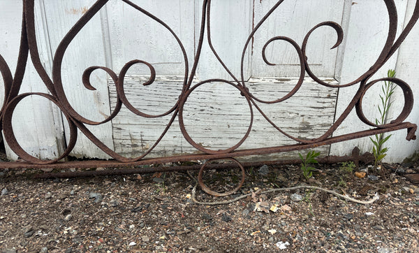 20 Feet of Iron Fence Panels GA21296