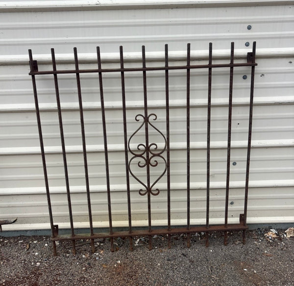 3 Feet Iron Picket Fence Panel GA21287