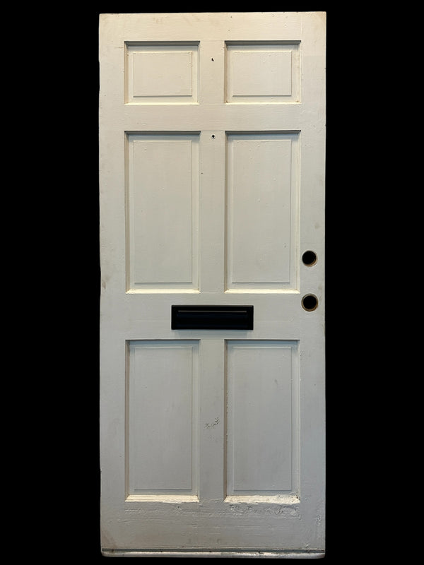 Raised 6-Panel Door w/ Mailbox - 79" x 35" - GA20853