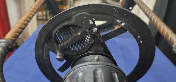 1899 Large Victorian Street Lamp Frame Electrified 29" x 18" GS00840