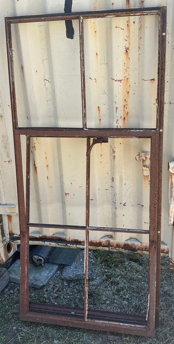 6-Pane Steel Casement Window w/ Swing Out GA20354