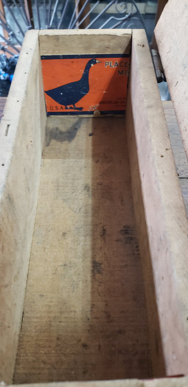 Handmade Toolbox from Blue Goose Fruit Crate 15"x 6 1/2" x 6" GS010937