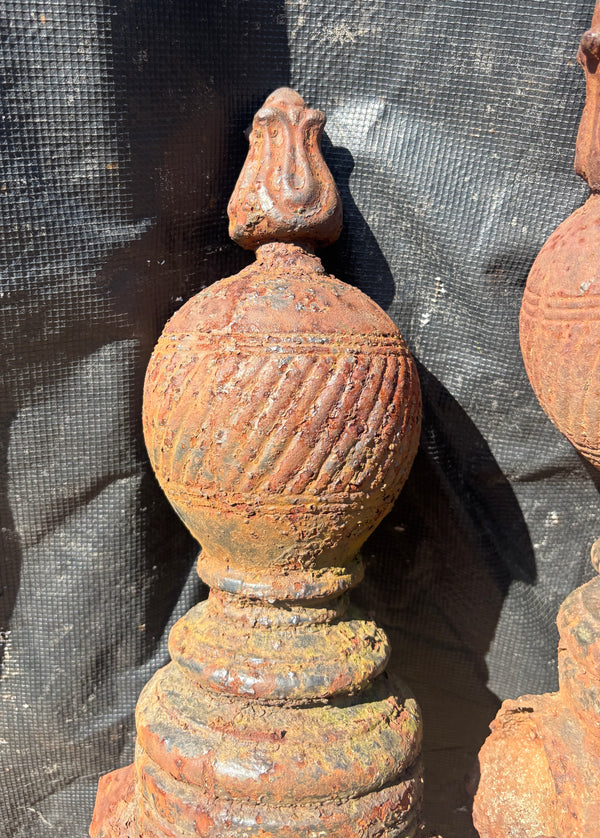 Pair of Cast Iron Newel Posts GA21622
