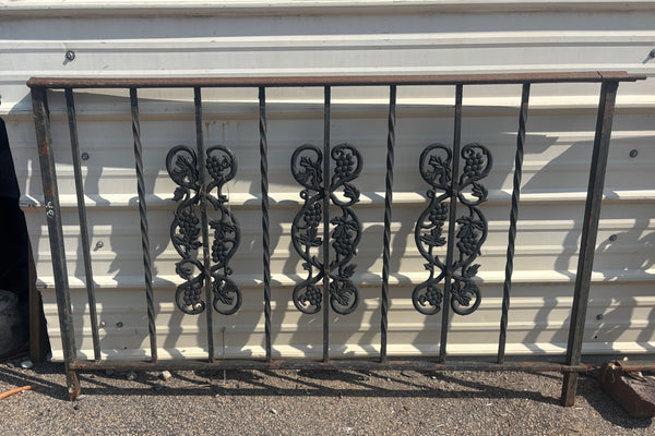 9 Feet of Iron Porch Railings GA21255