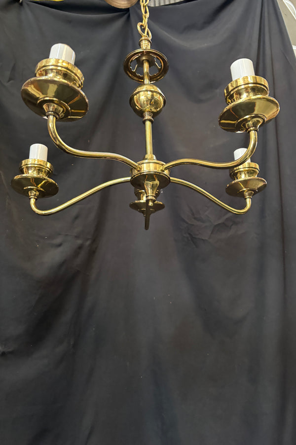 Brass 5-Light Chandelier GA21191