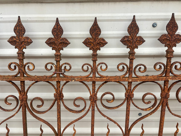 8 Foot Iron Fence Panel GA21295