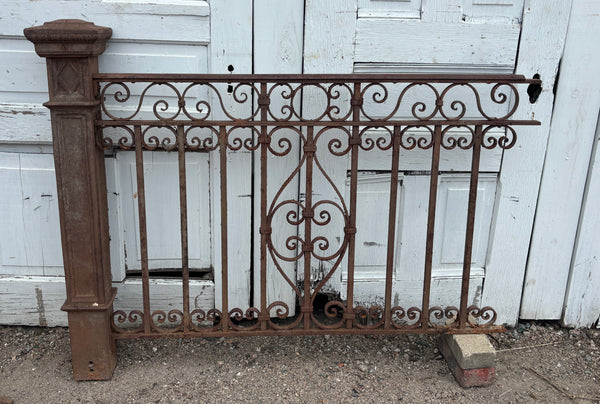 12 Feet of Iron Railings GA21362