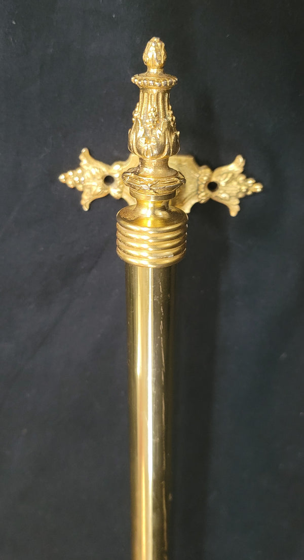 Sherle Wagner Louis XVI Style Towel Bar w/ Brackets GS00758