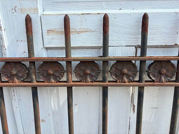 13 Feet of Wrought Iron Fence Panels GA21277