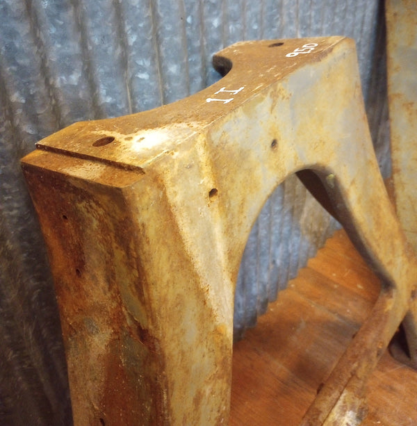 Pair of Cast Iron Machine Legs 21" Tall x 22 1/4 " Wide #GA-S070