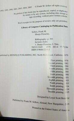 2005 12th Edition Sharps Firearms Reference Book by Frank Sellers