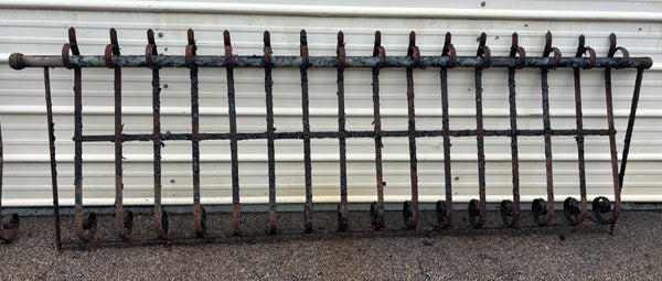 54 Feet of Iron Fence Panels GA21363