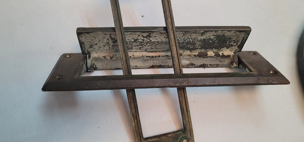 Vintage Brass Mail Letter Slot with Inside Frame 8 2/8" X 2 1/2" GS00597