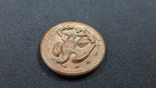 Civil War U.S. Naval Officer's Eagle Coat Button Recovered GS010928