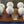 Load image into Gallery viewer, Vintage Set of 16 White Round Porcelain &amp; Brass Knobs w/ Screws GS00668

