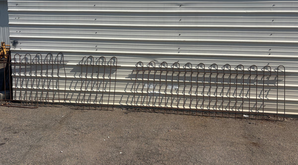 65 Feet of Wrought Iron Hairpin Fencing GA21239