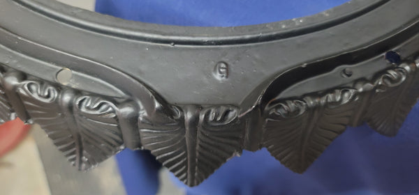 1899 Large Victorian Street Lamp Frame Electrified 29" x 18" GS00840