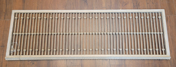 Vintage Ornate Wooden Fretwork Panel 18 1/4" T x 55 1/8" GS00892