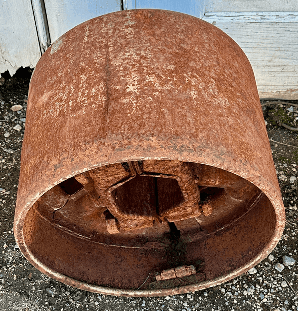Antique Industrial Salvaged Cast Iron Wheel GA20895