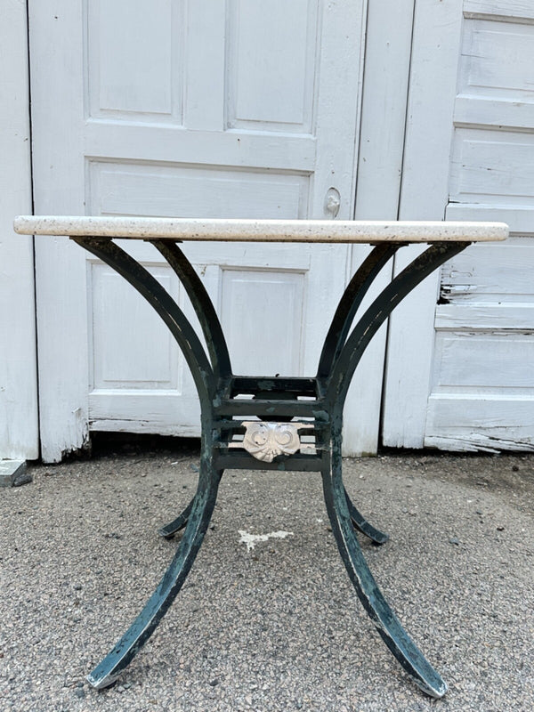 Outdoor Patio Cast Aluminum Table Bases w/ Coriander Table Tops GA20168