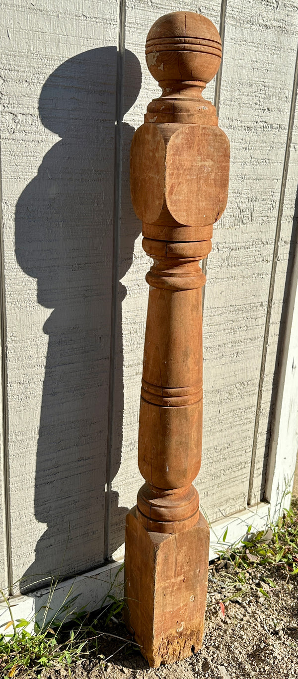 Pine Ball Top Newel Post GA20449