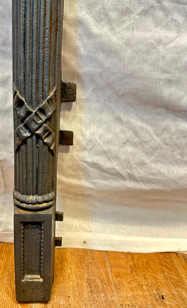 Restored Antique Iron Fireplace Surround GA20404