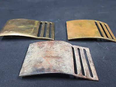 Military Academy Belt Buckles Set of 3