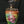 Load image into Gallery viewer, Vintage Ornate Floral Oil Lamp w/ Brass Canopy &amp; Chimney GS00620
