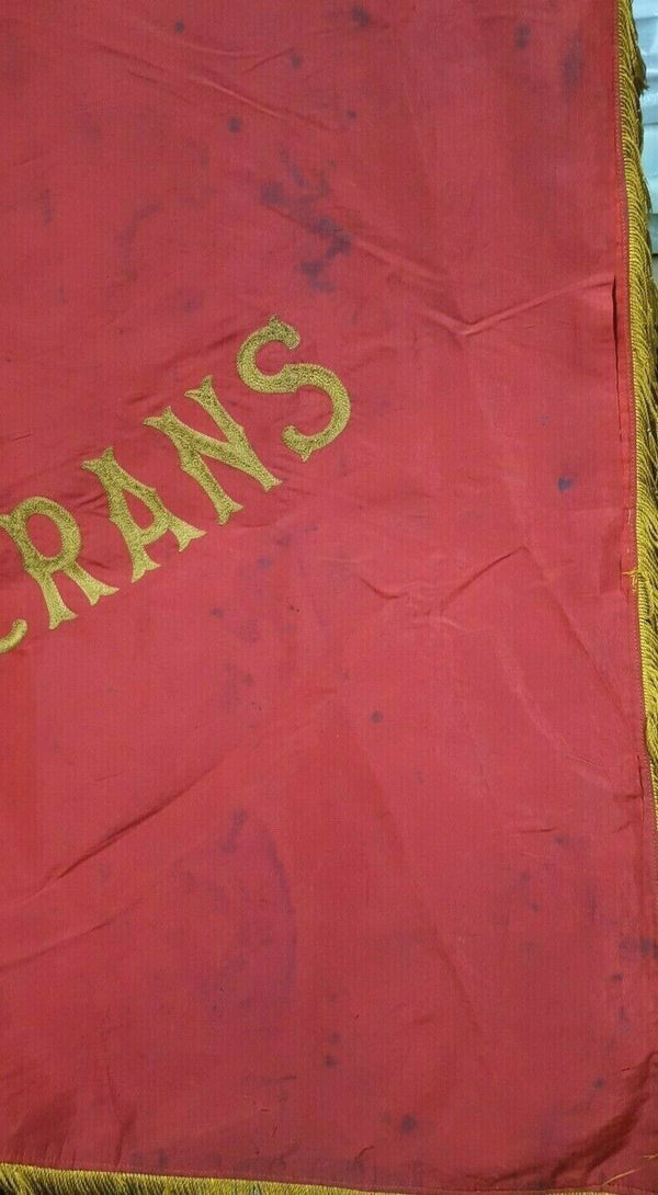 1900's 2 Sided Embroidered Dept. of Virginia United Spanish War Veterans Flag GS00710
