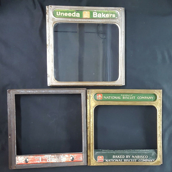 1920's Virginia Nabisco Uneeda Bakers Famous Foods Display Frames GS00715