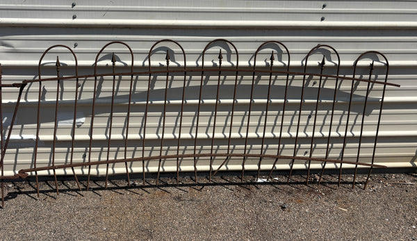 75 Feet of Wrought Iron Hairpin Fencing GA21242