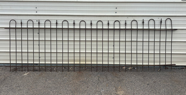 47 Feet of Wrought Iron Fence Panels GA21223