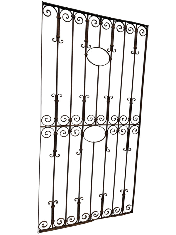 Antique Wrought Iron 74"+ Tall Gate GA20746
