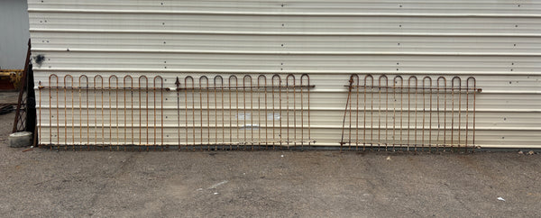 27 Feet of Wrought Iron Hairpin Fencing GA21222