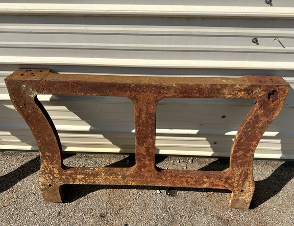 Pair of Antique Industrial Cast Iron Machine Table Legs GA20962