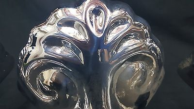 4 Ornate Cast Iron Chrome Plated Claw Feet 7 1/2" x 6 1/2" GA24