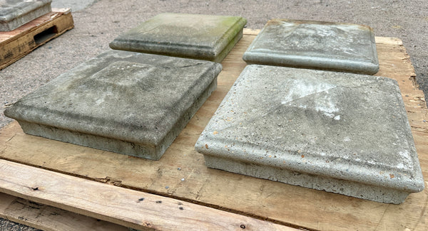 4 Pairs of Concrete Column Tops GA20485