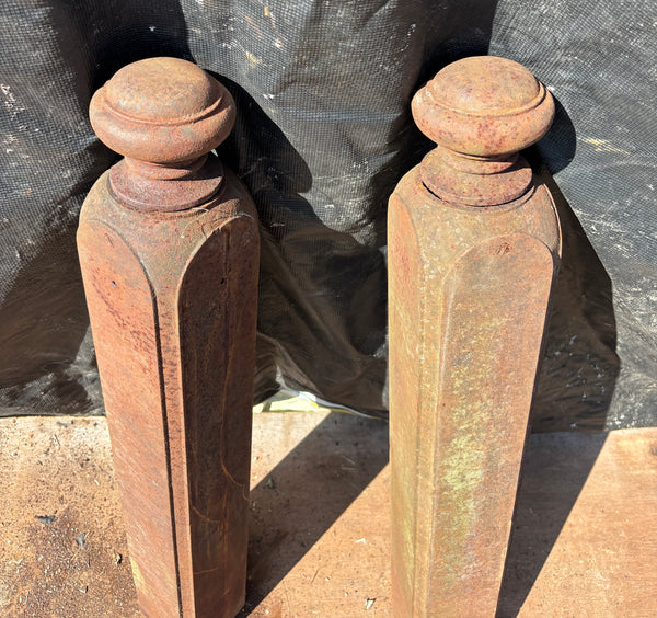 Pair of Cast Iron Newel Posts GA21629