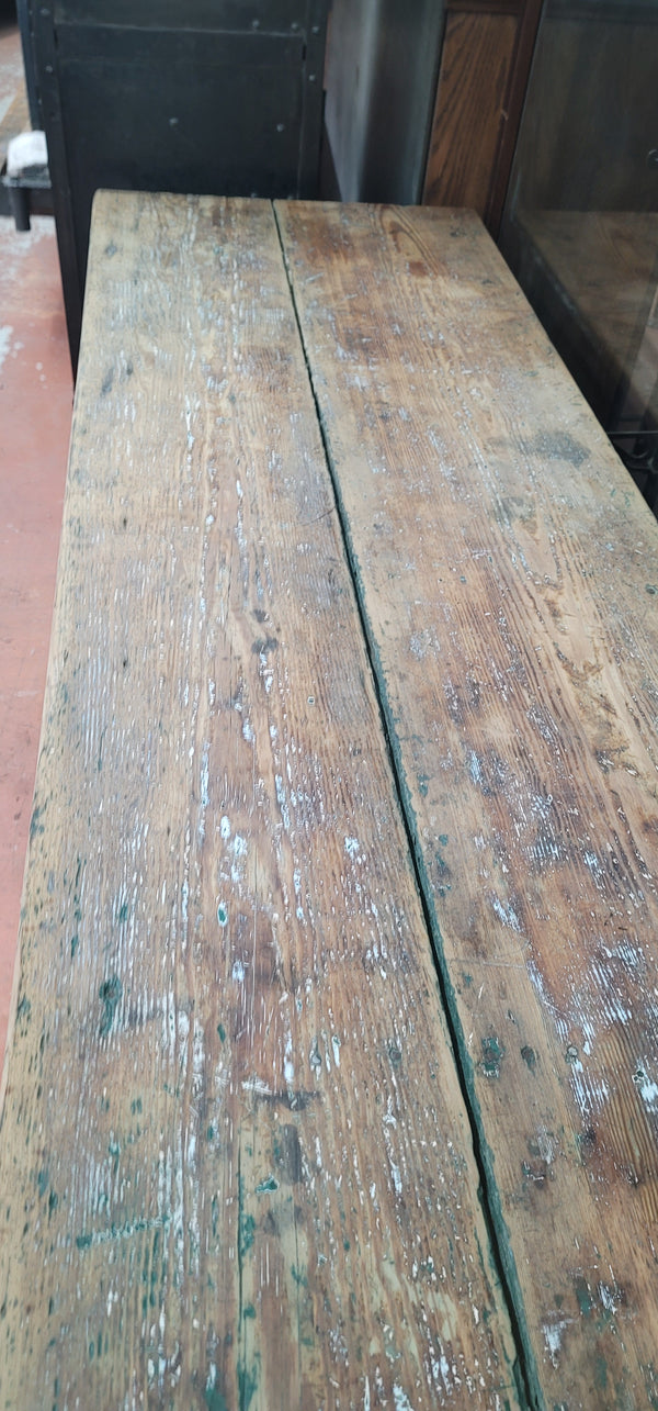 Vintage General Store Low Profile Wooden Counter 84" x 25 3/4" x 31 3/4" GS00841