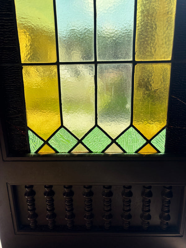 Pair of Stained Glass Cabinet Doors GA21327