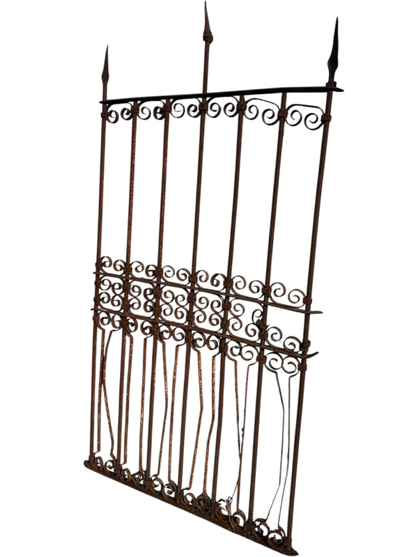 Antique Wrought Iron 76" Tall Gate GA20648